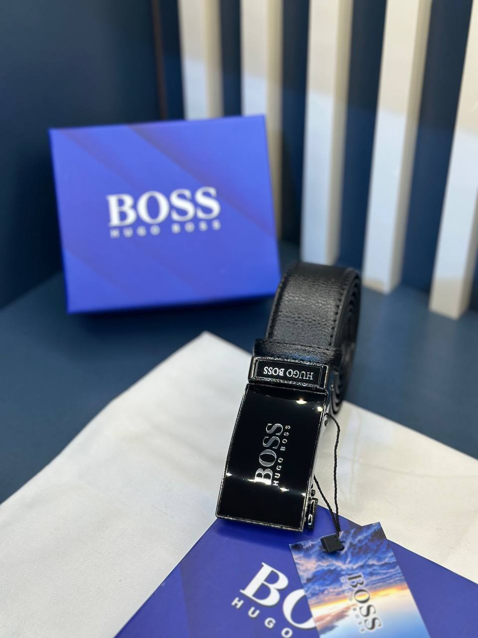 Hugo Boss Automatic Leather Belt