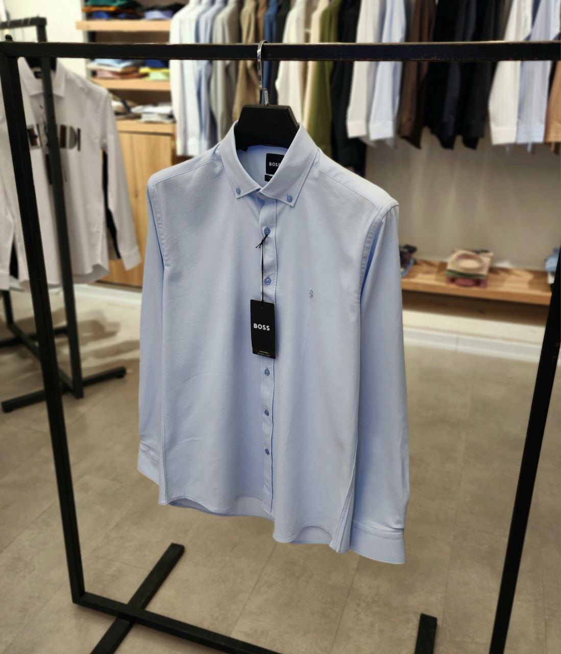 BOSS Slim Fit Light Blue Shirt
