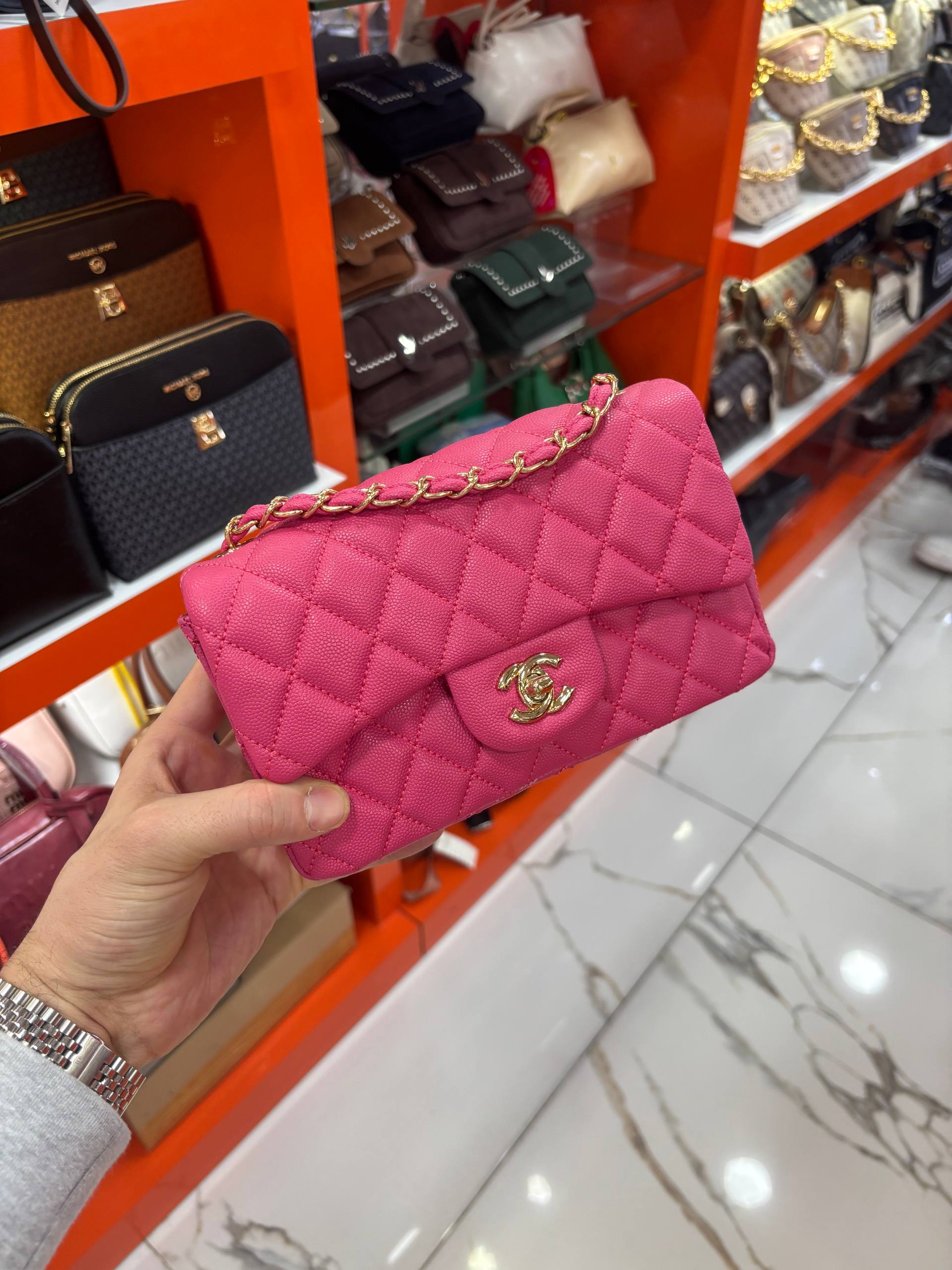 Chanel Classic Flap Bag Pink