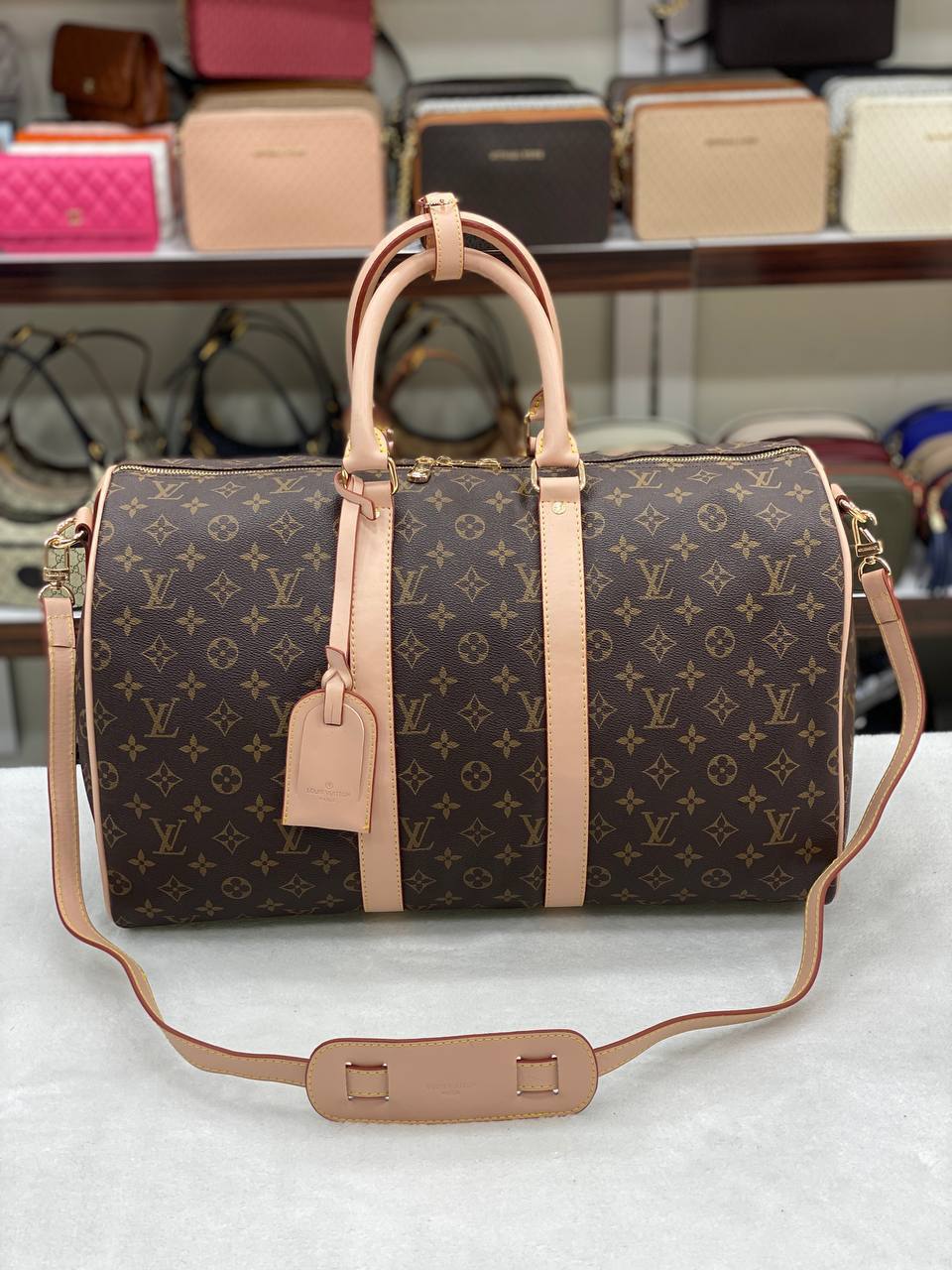 Louis Vuitton Keepall Bandoulière 50 Monogram Canvas