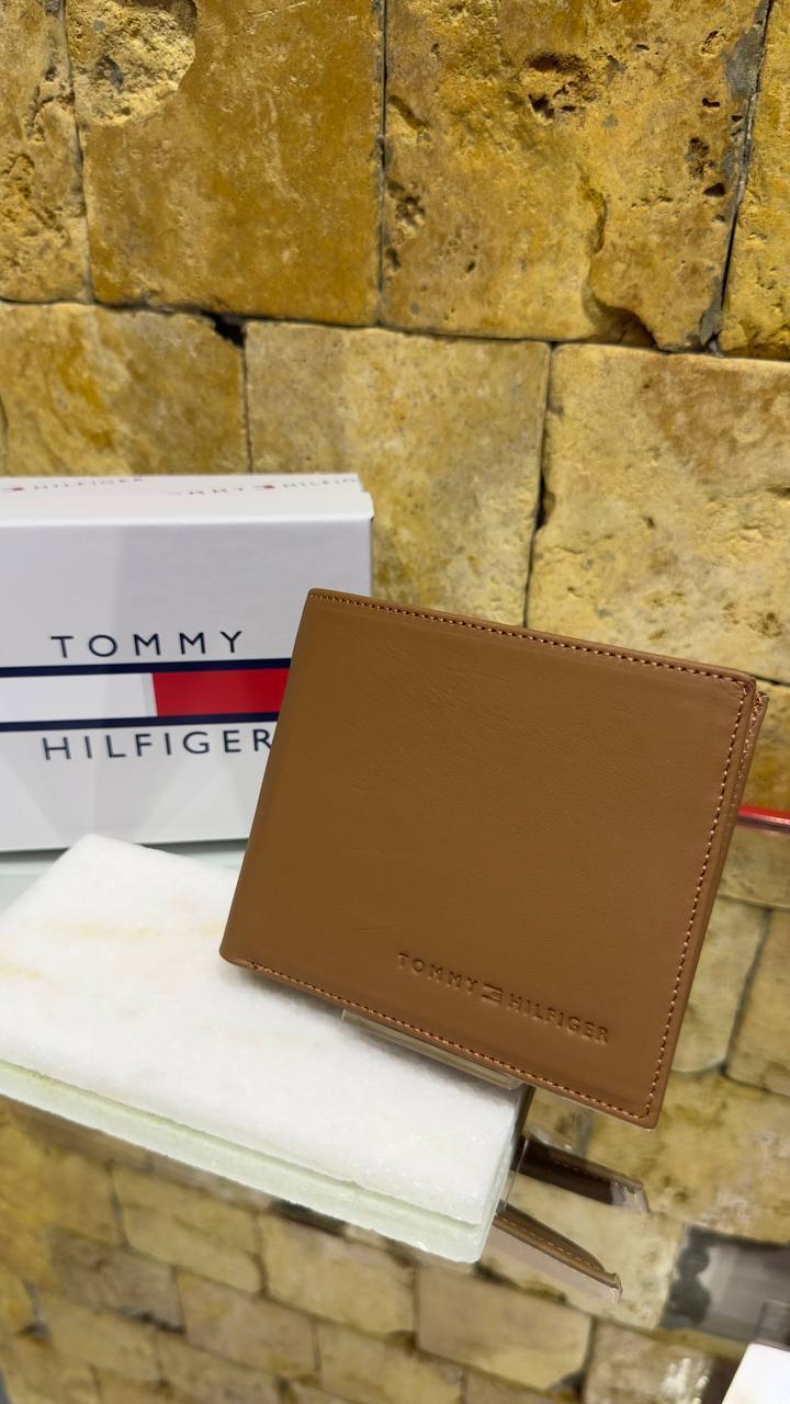 Tommy Hilfiger Leather Wallet Brown