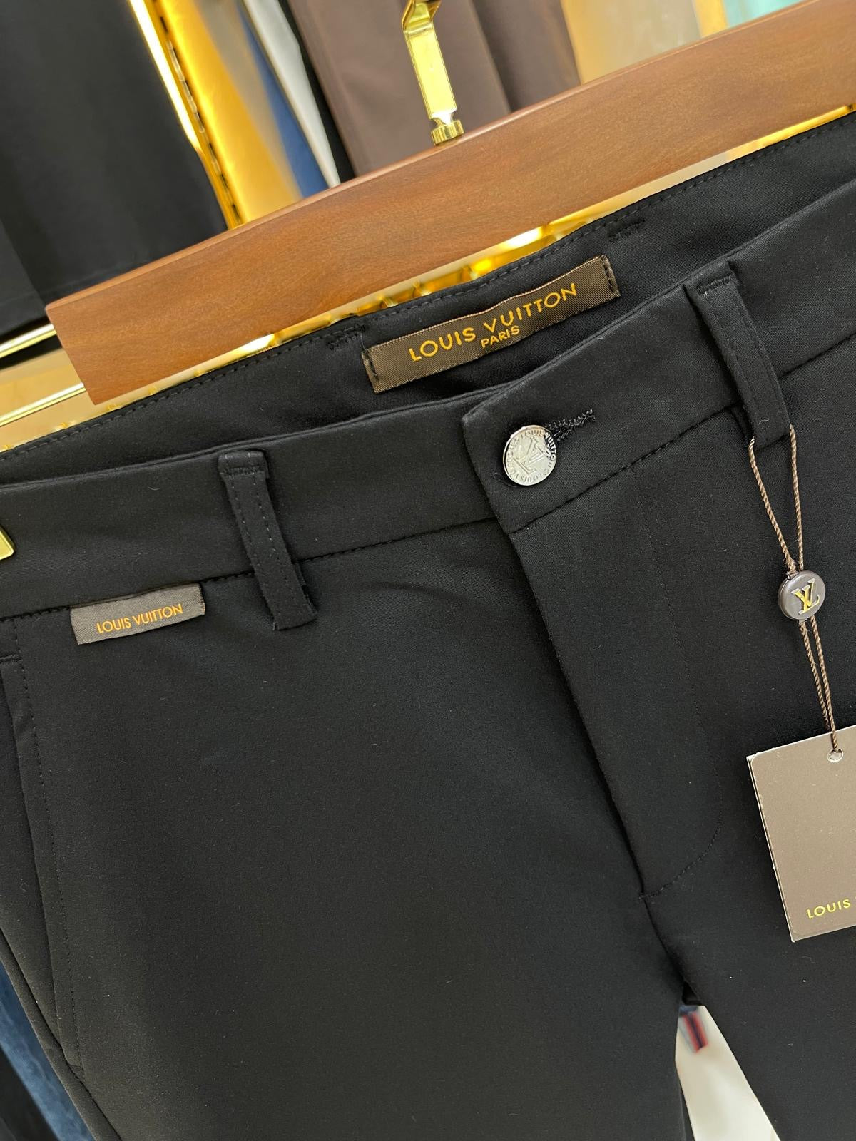Louis Vuitton Signature Trousers Black