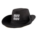 Miu Miu Logo Bucket Hat Black