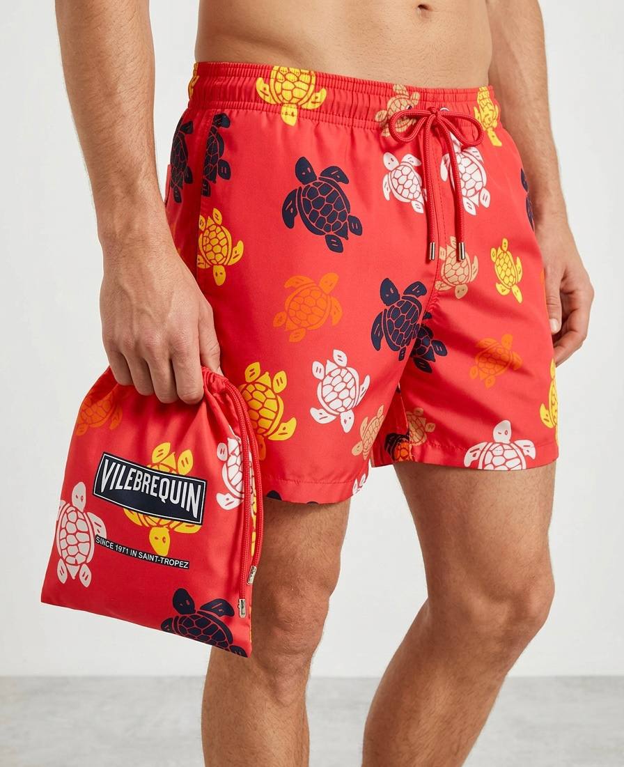 Vilebrequin Turtle Print Swim Shorts