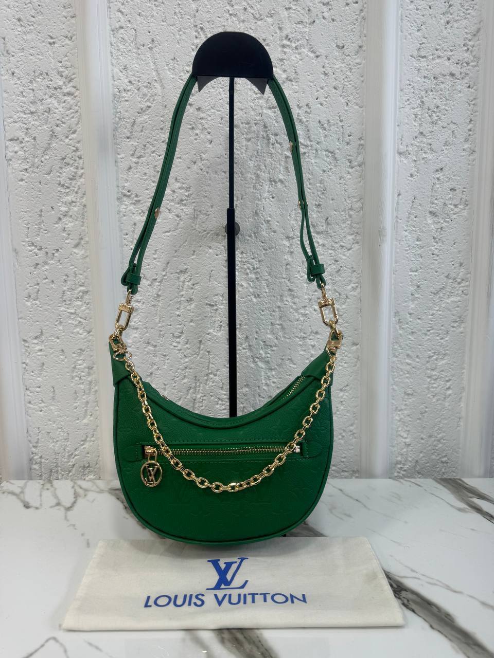 Louis Vuitton Loop Hobo Monogram Empreinte Green