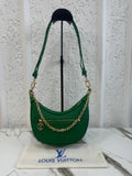 Louis Vuitton Loop Hobo Monogram Empreinte Green
