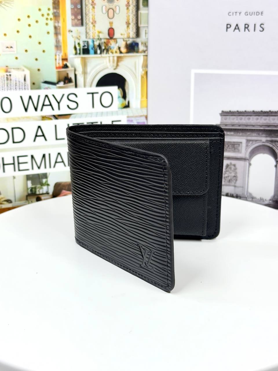 Louis Vuitton Multiple Wallet Black Epi Leather