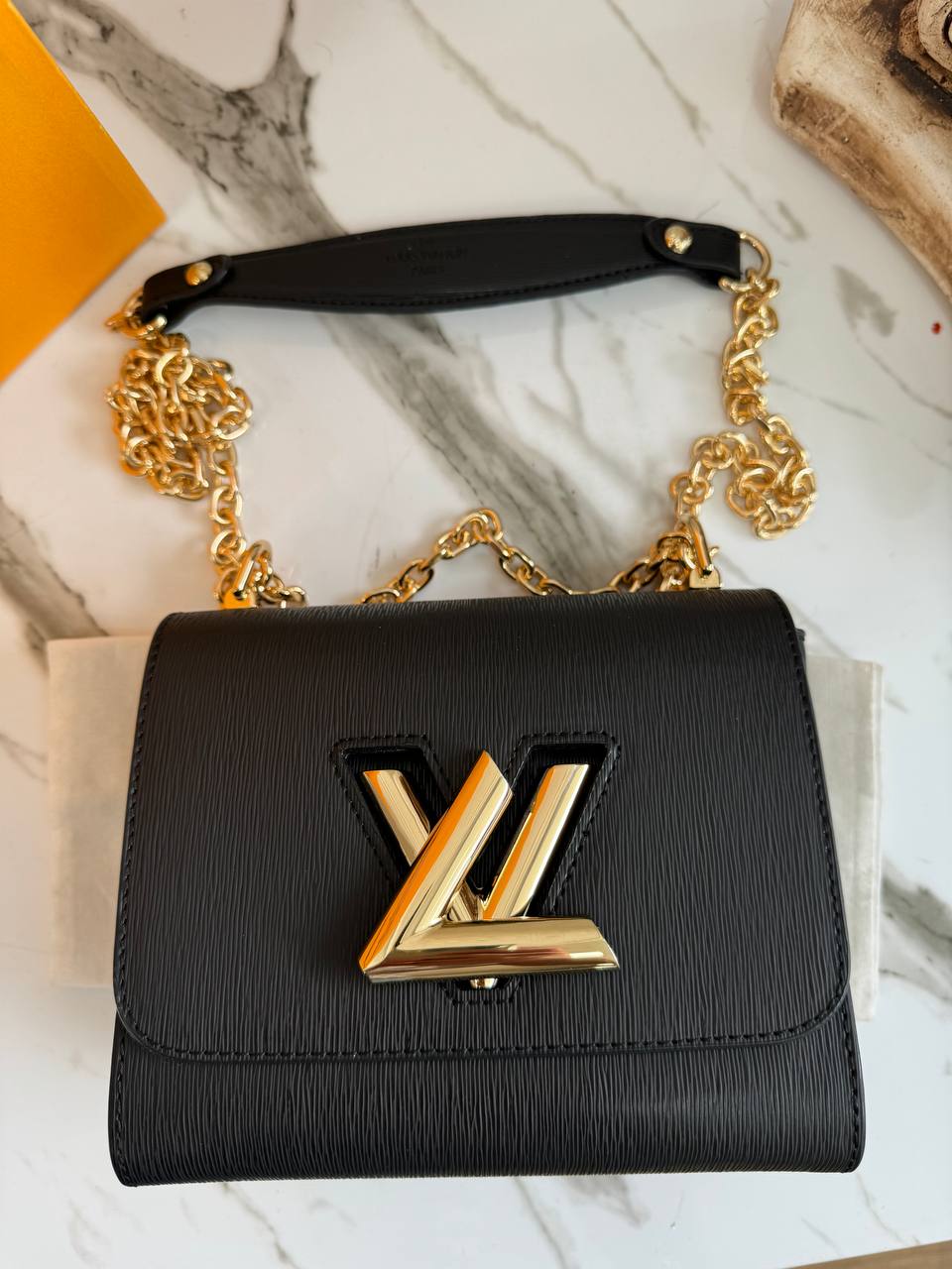 Louis Vuitton Twist MM Black Epi Leather
