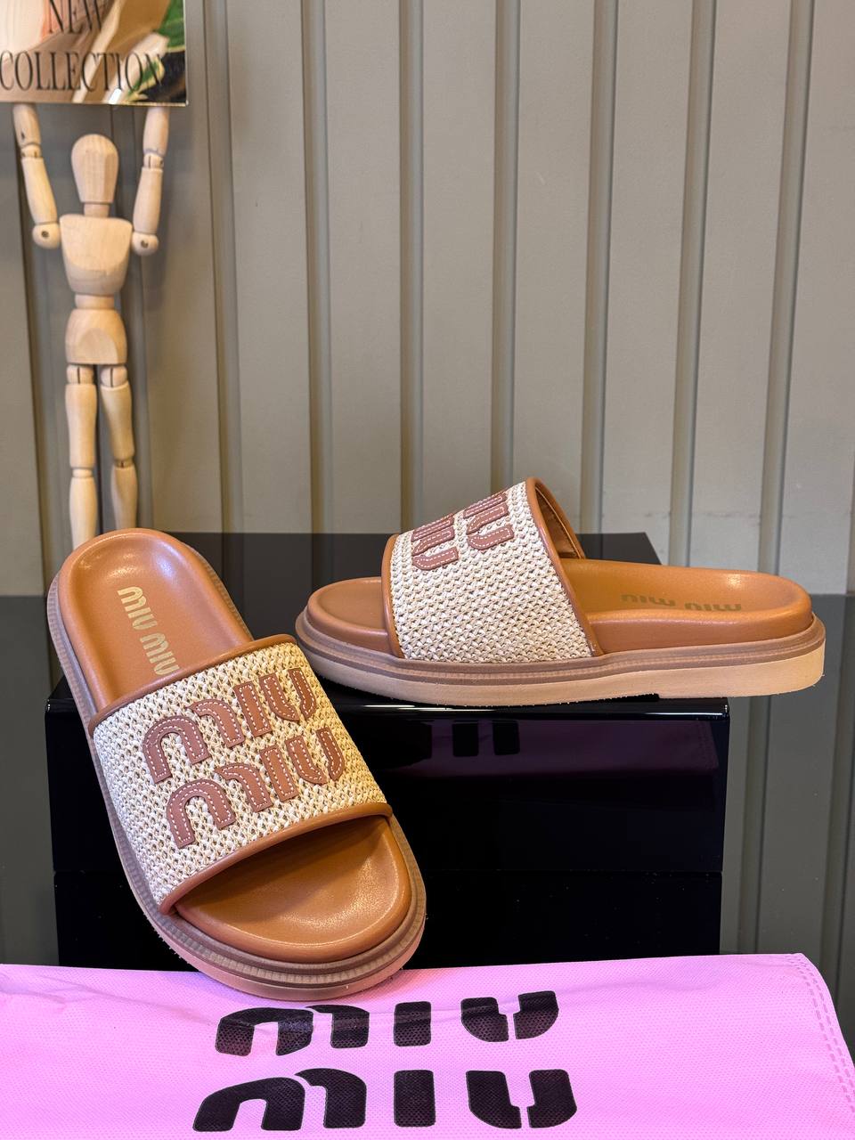 Miu Miu Sandals Taba