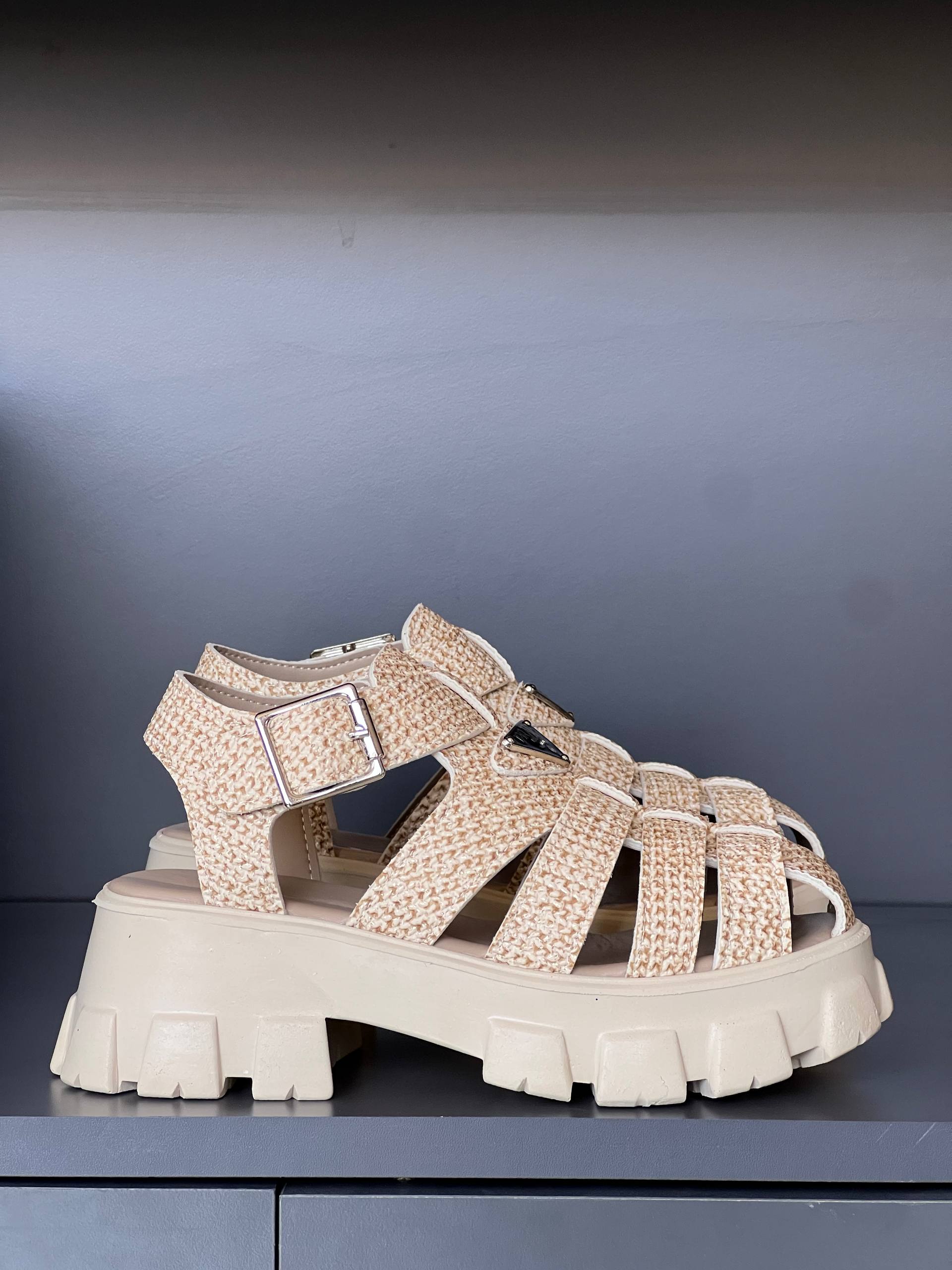 Prada Monolith Sandals