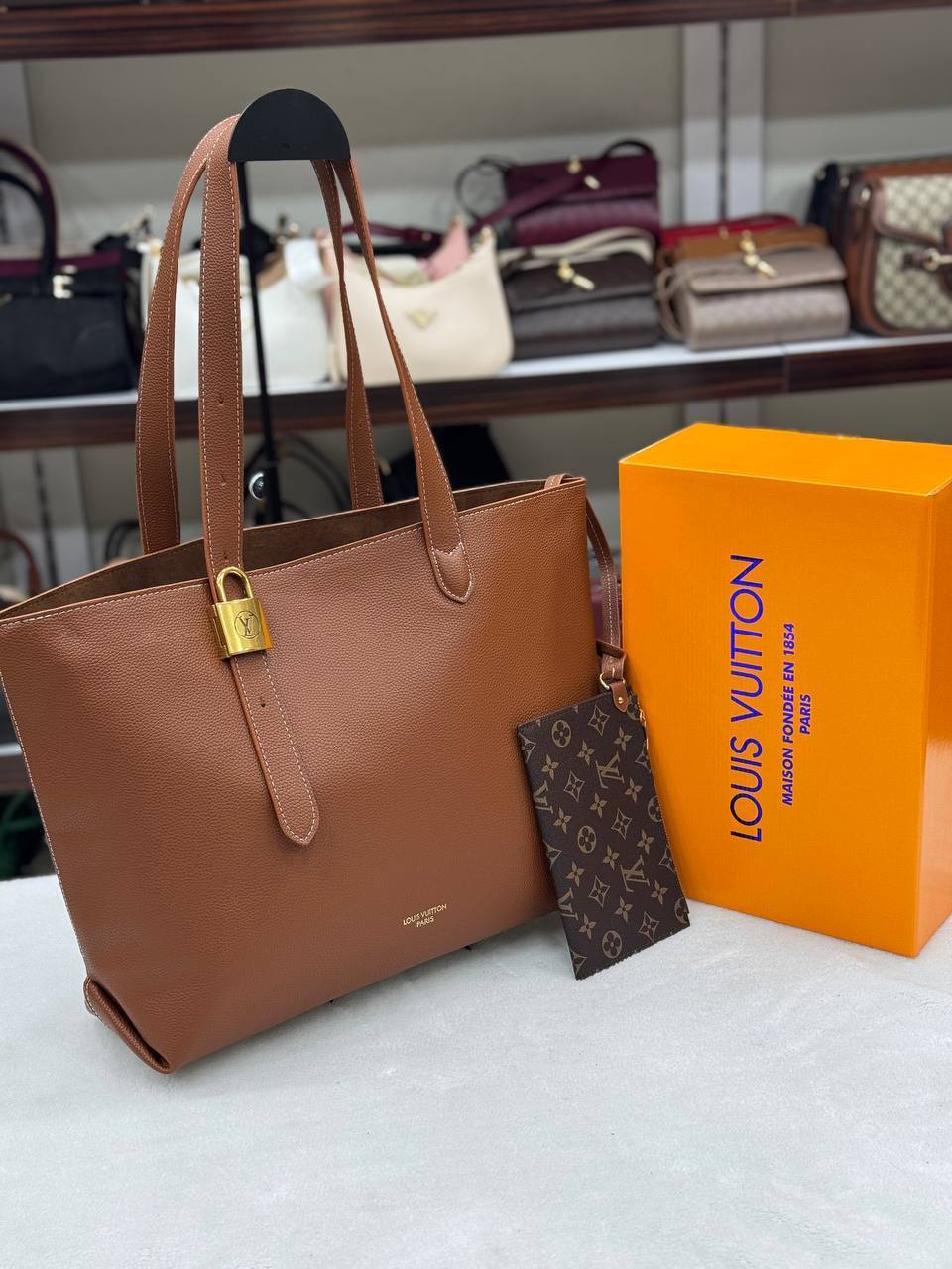 Louis Vuitton Low Key Hobo Camel