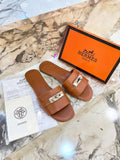 Hermes Kelly Sandals Taba