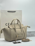 Celine Luggage Leather Bag Beige