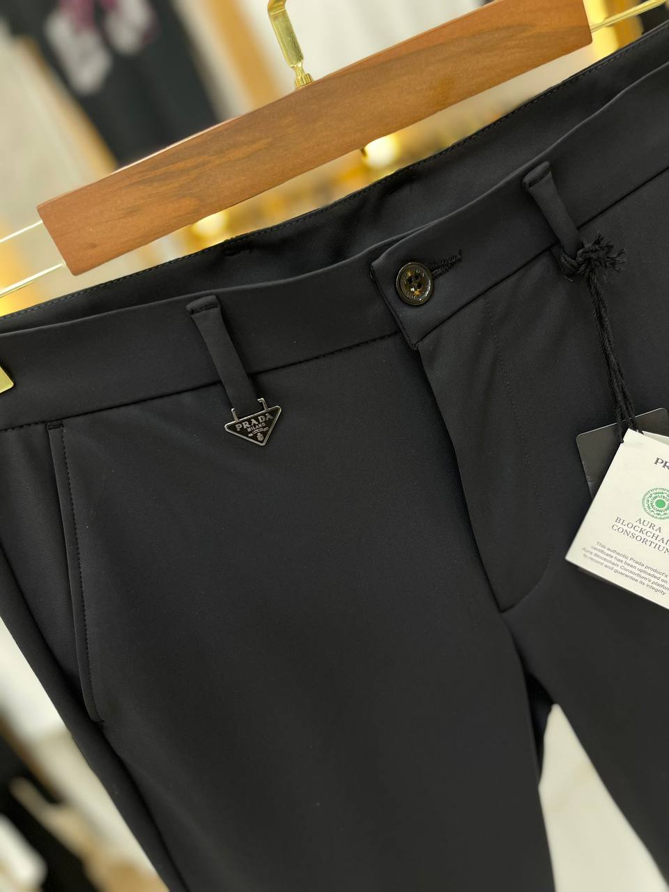 Prada Black Tailored Trousers