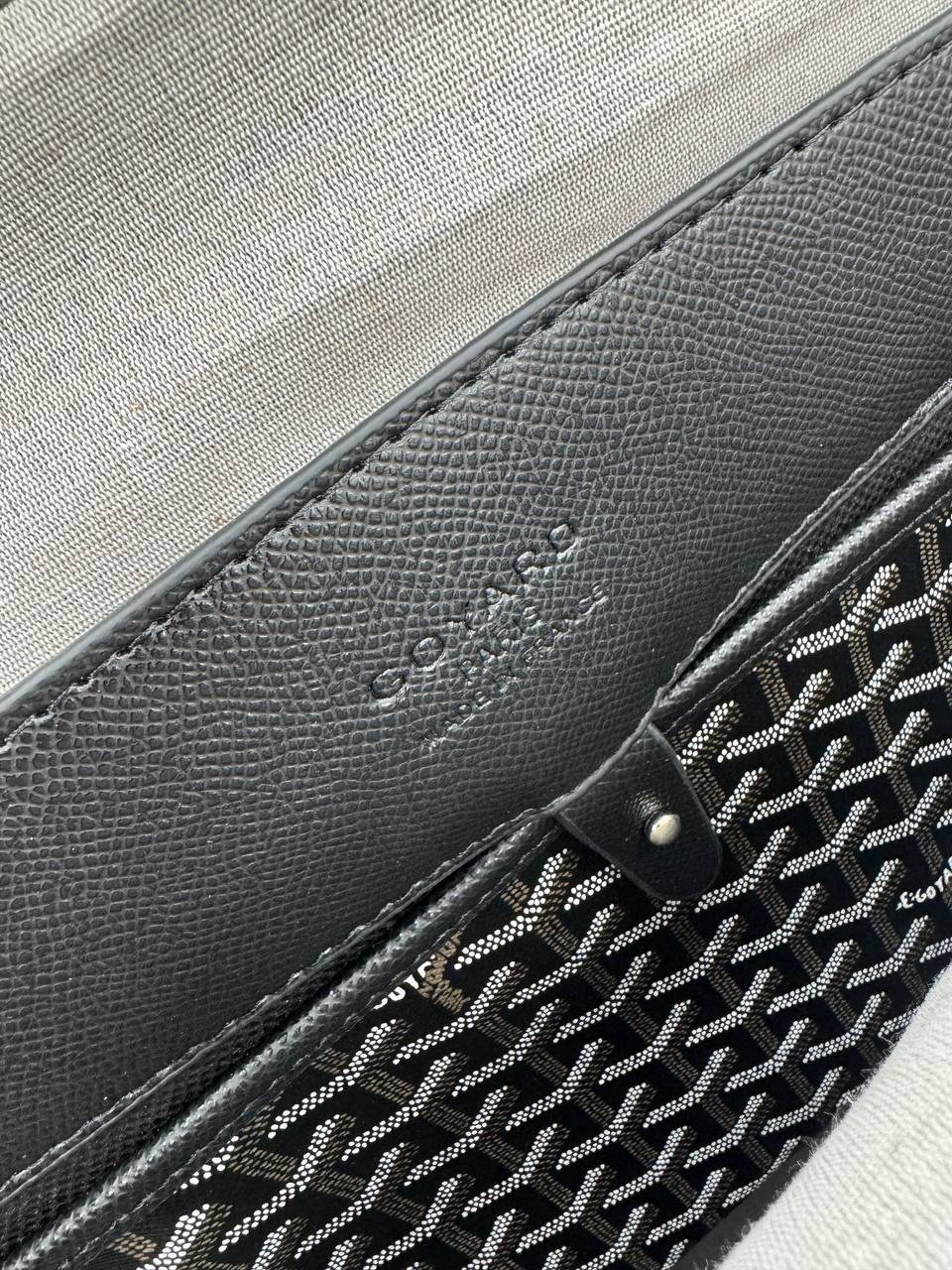 Goyard Saint Louis Backpack Canvas Black