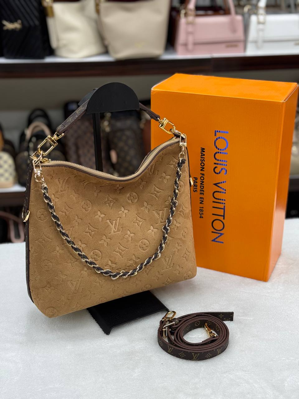 Louis Vuitton Multipass Empreinte Beige