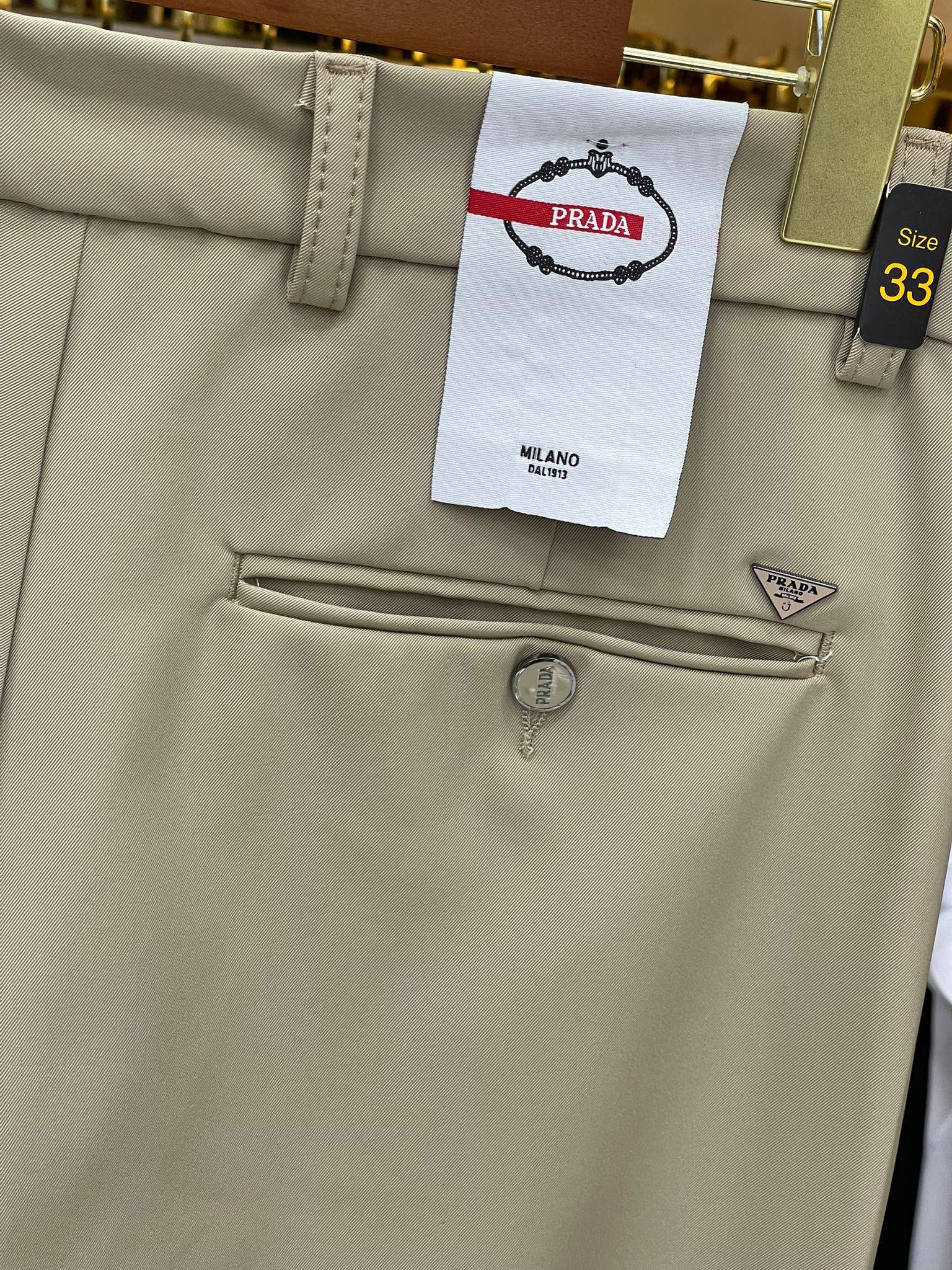 Prada Beige Tailored Trousers