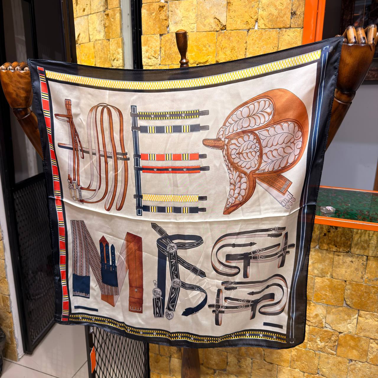 Hermès Cavalcades Silk Scarf
