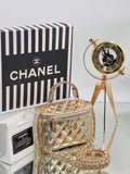Chanel Vanity Case Gold Bag