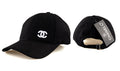 Chanel CC Logo Baseball Cap Black