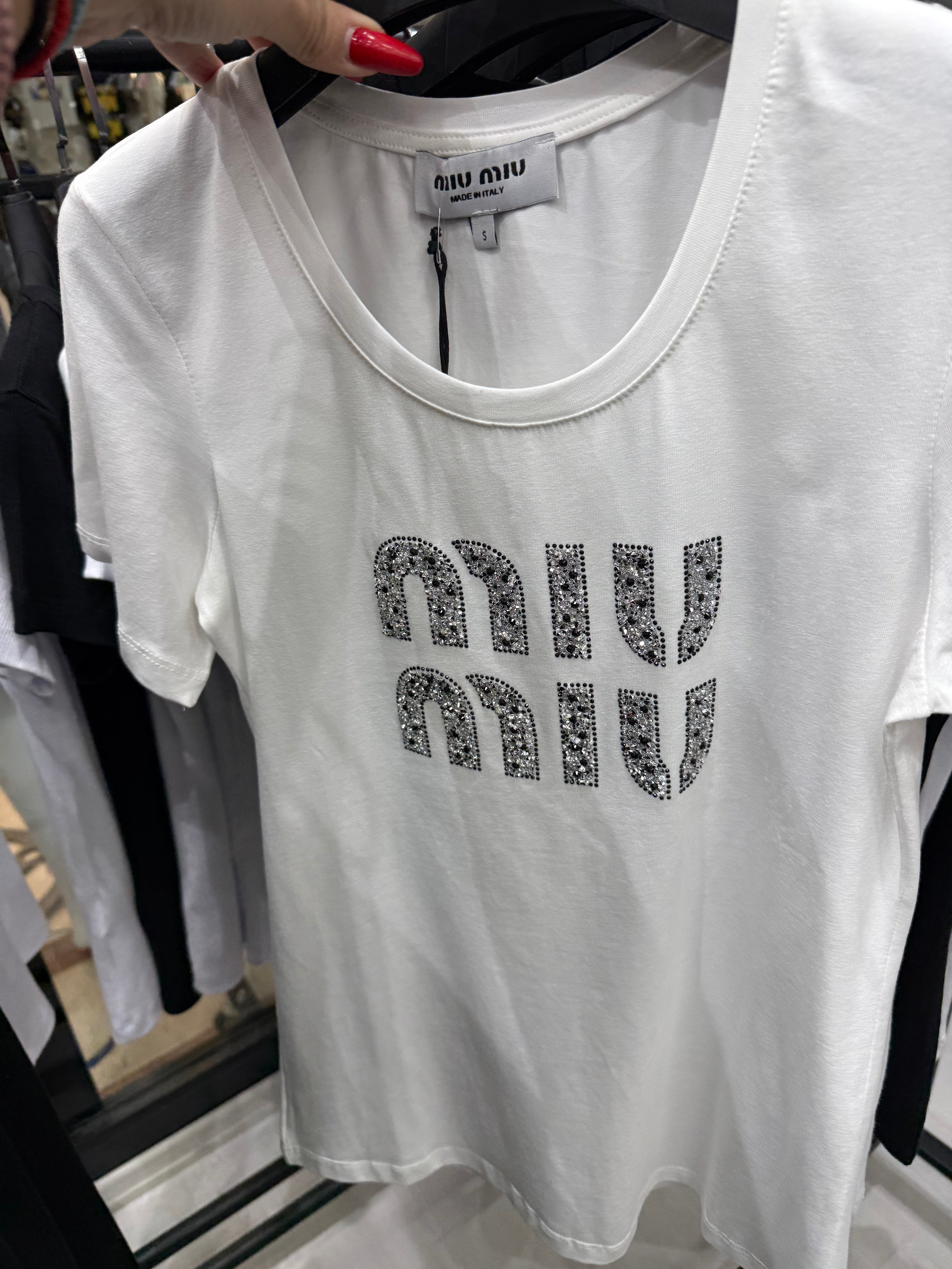 Miu Miu Μπλουζάκι Λευκό