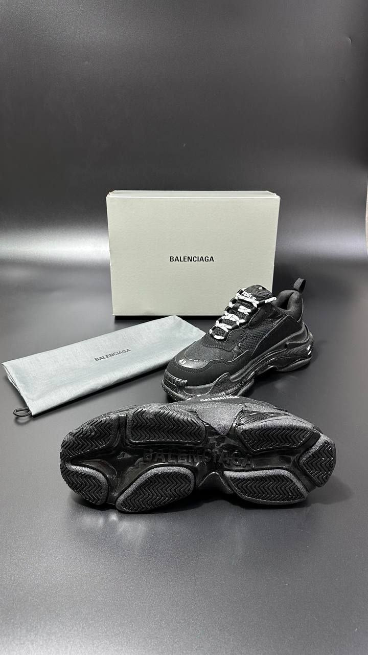 Balenciaga Triple S Sneakers All Black