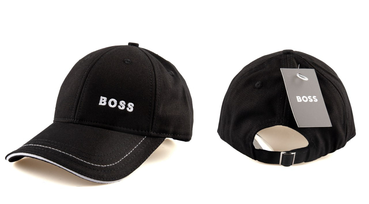Boss Logo Baseball Cap Black