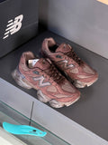 New Balance 9060 Brown Suede Sneakers