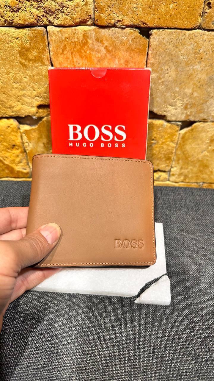 Hugo Boss Leather Wallet Brown