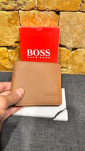 Hugo Boss Leather Wallet Brown