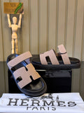 Hermes Sandals Chypre Dark Beige
