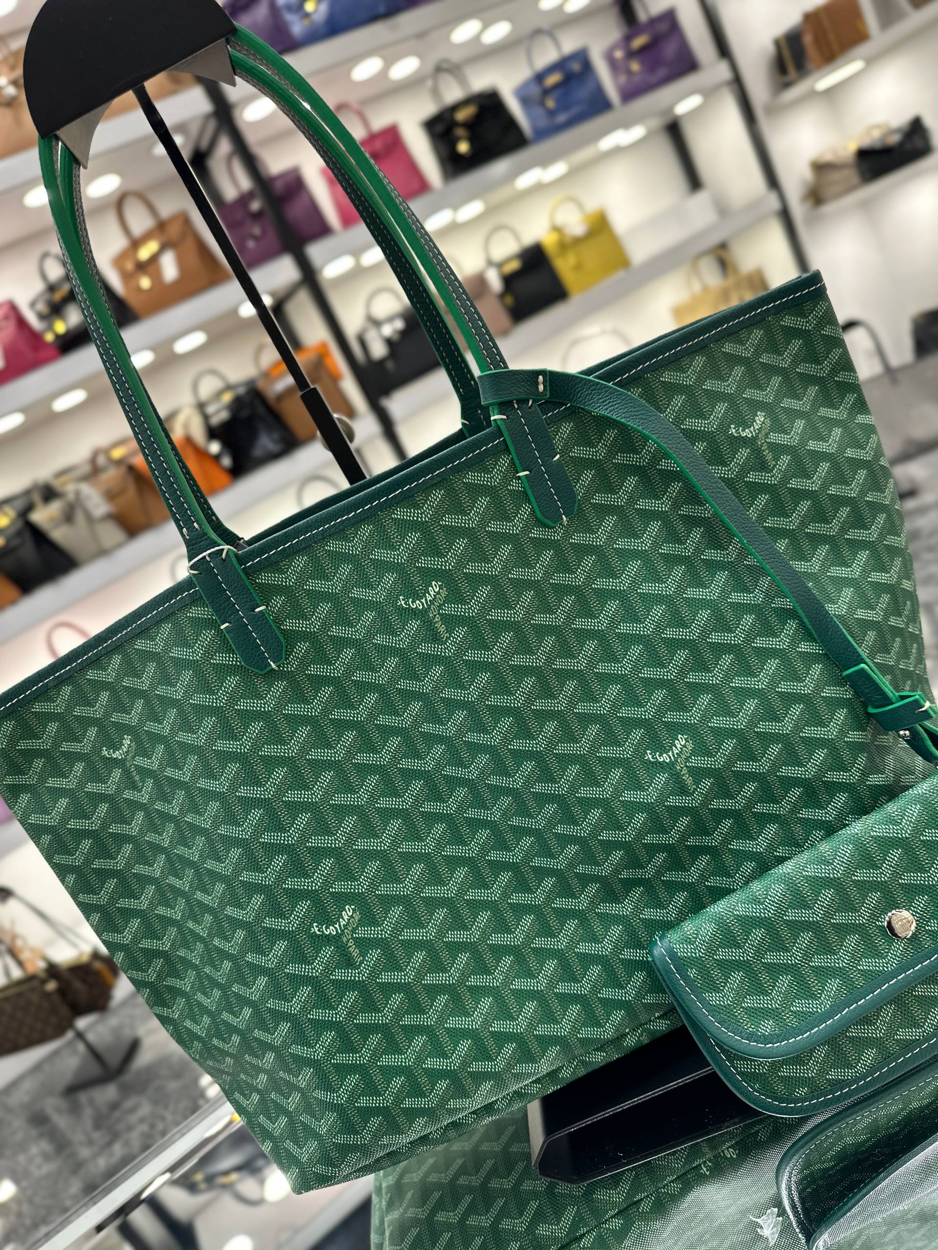 Goyard Saint Louis Tote Bag Green