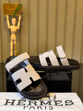 Hermes Chypre Sandals Beige
