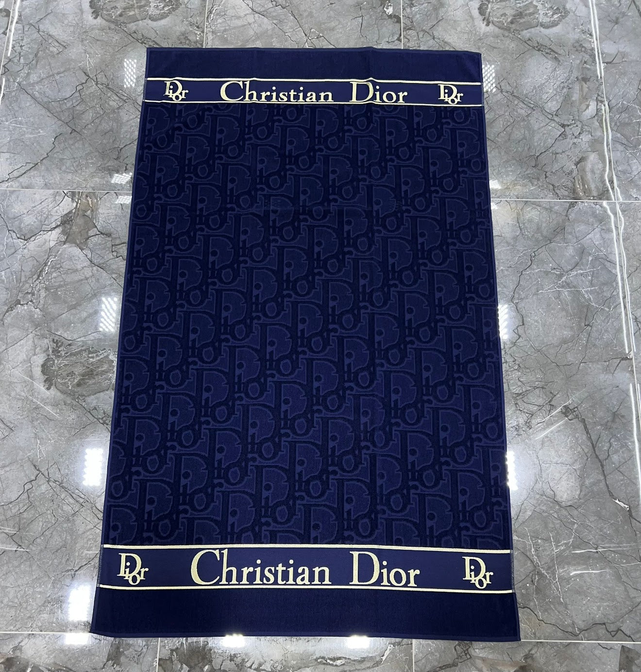 Christian Dior Oblique Beach Towel
