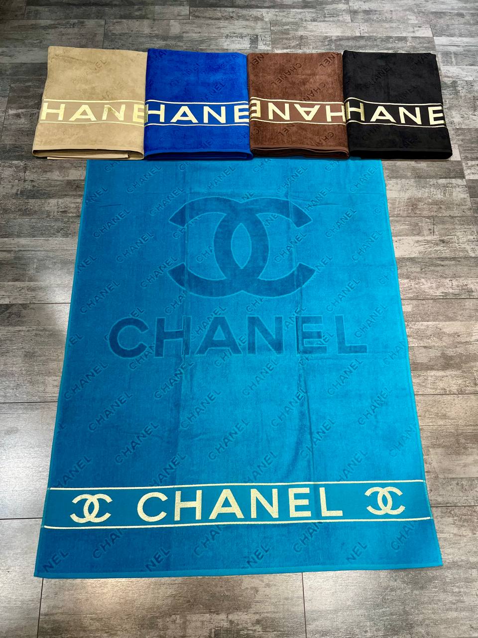 Chanel CC Logo Beach Towel