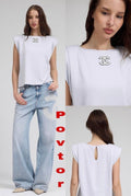 Chanel CC Logo Cotton T-Shirt