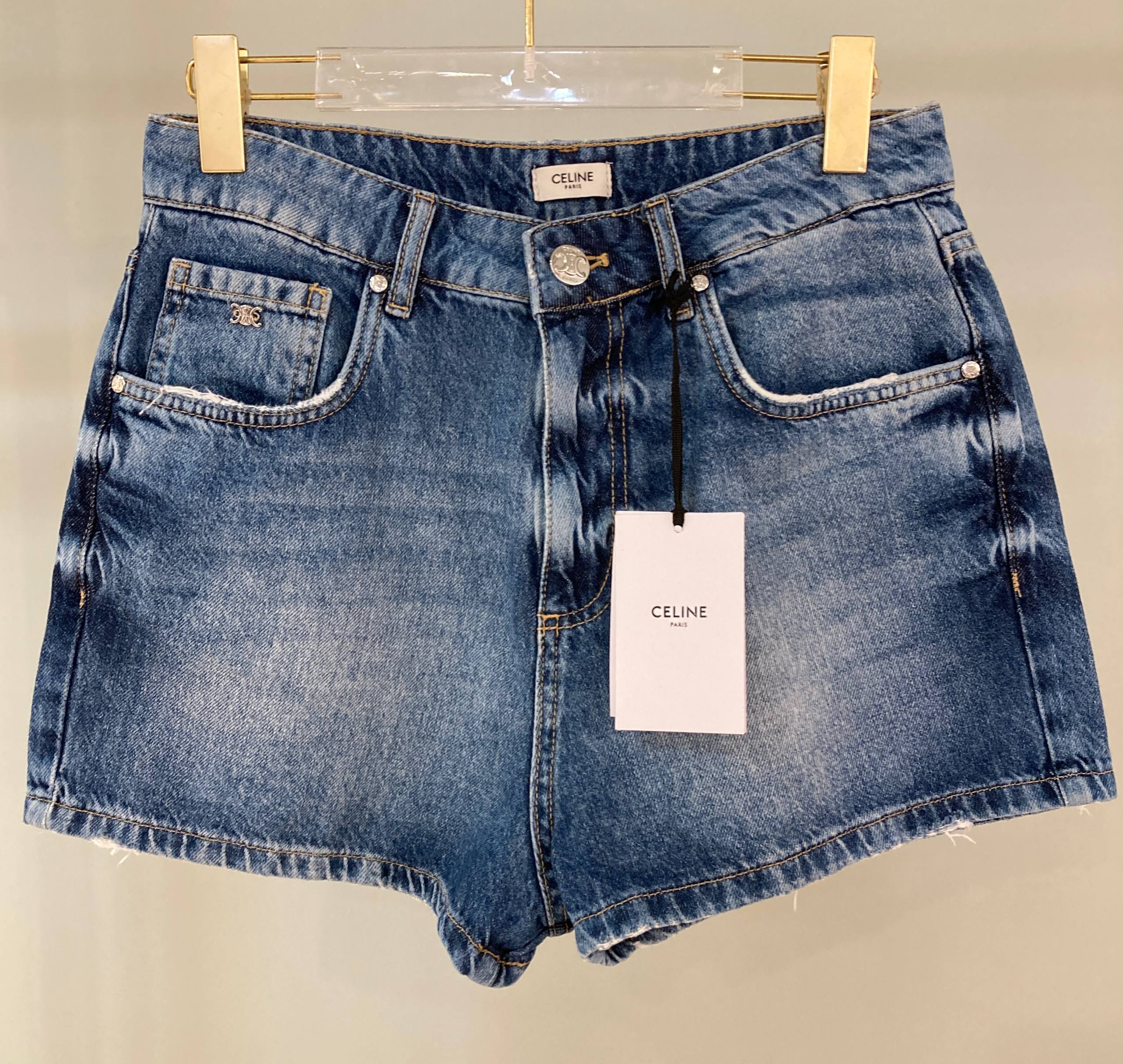 Celine Denim Shorts