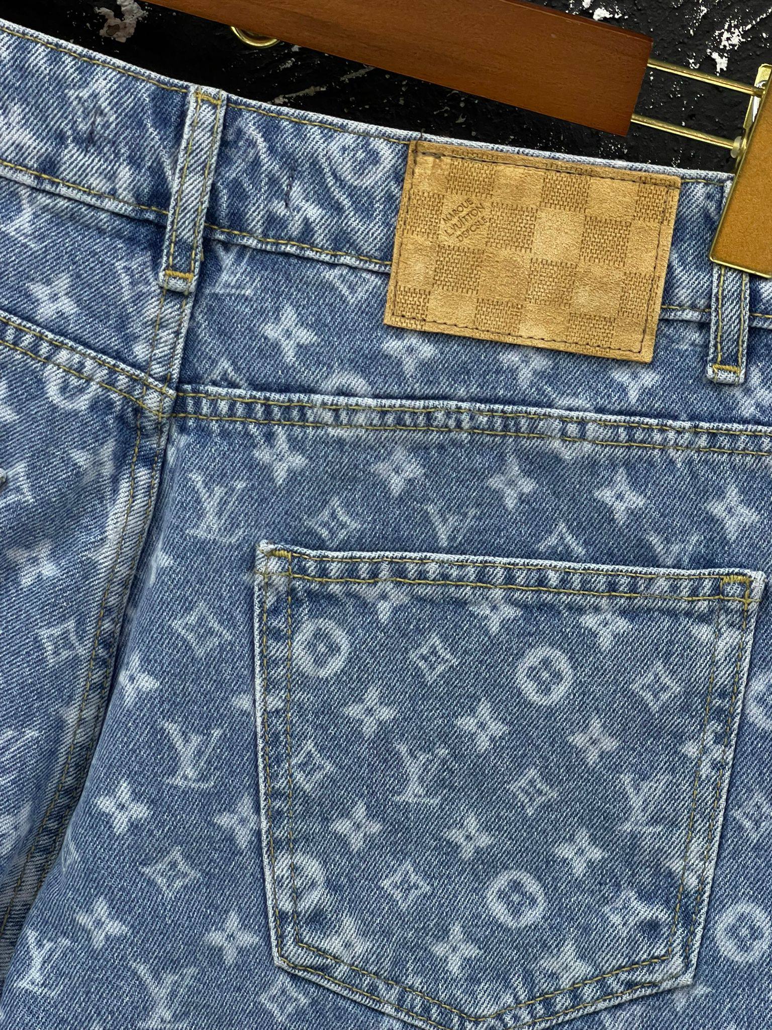 Louis Vuitton Monogram Denim Shorts