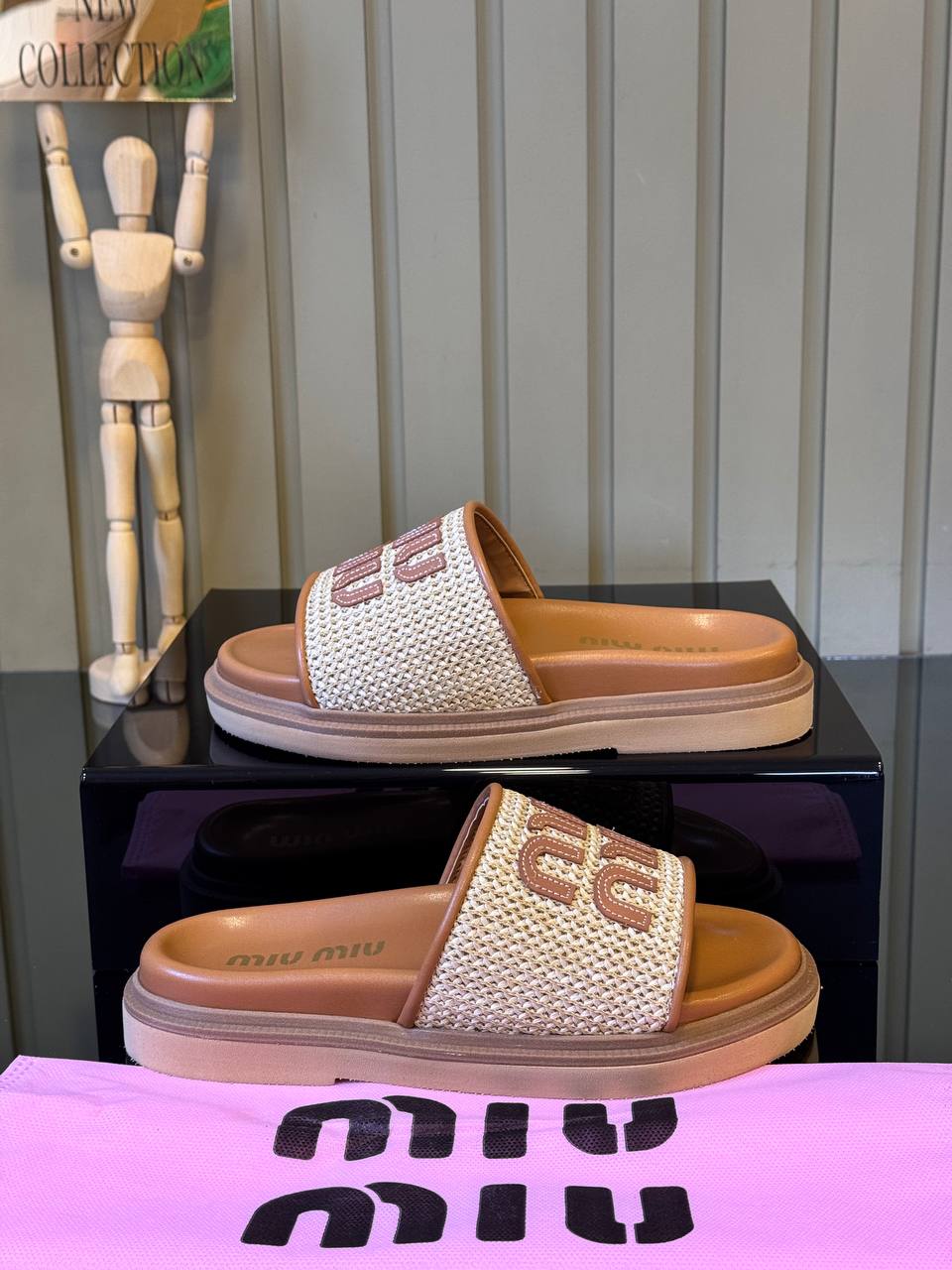 Miu Miu Sandals Taba