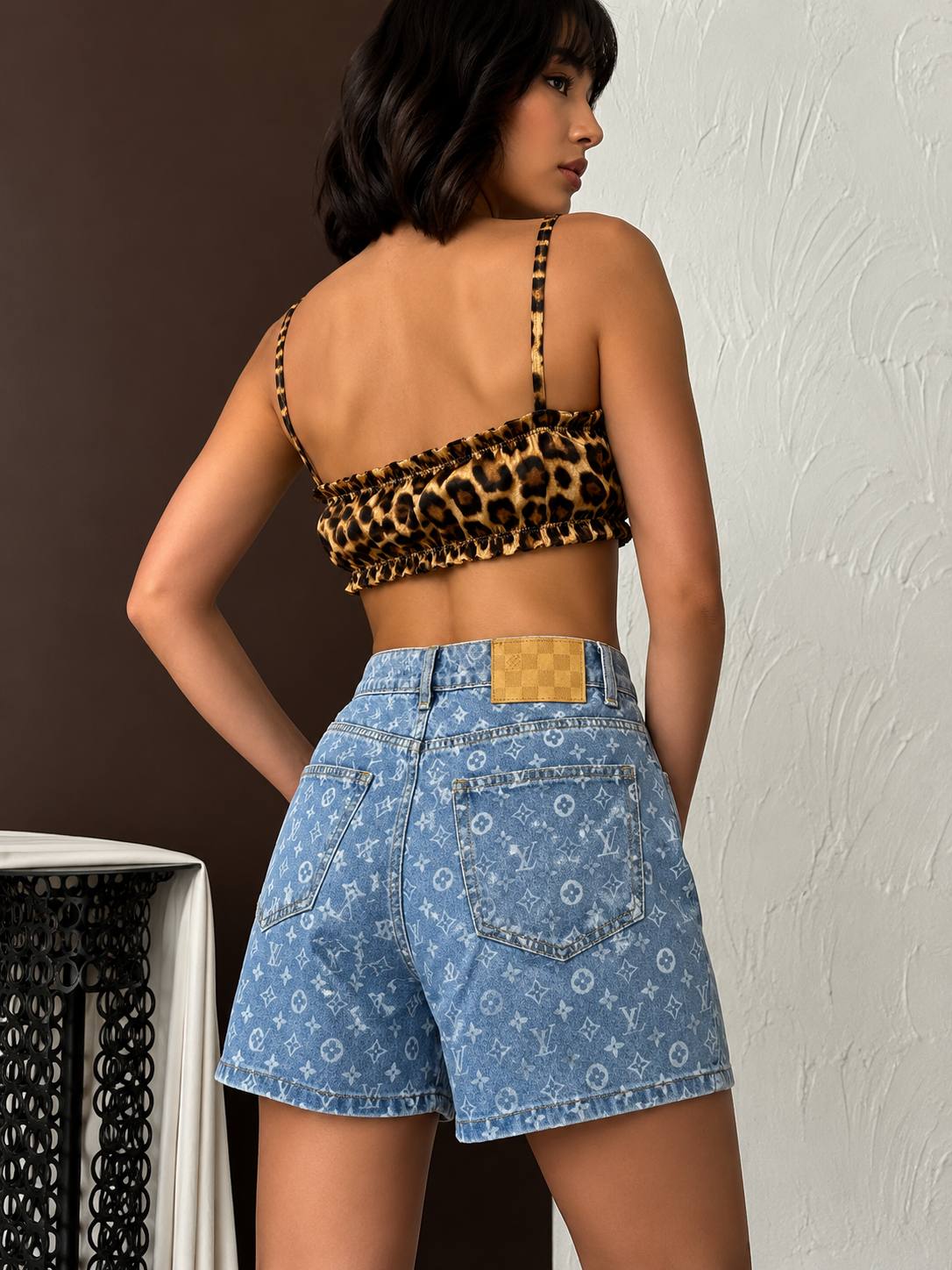 Louis Vuitton Monogram Denim Shorts