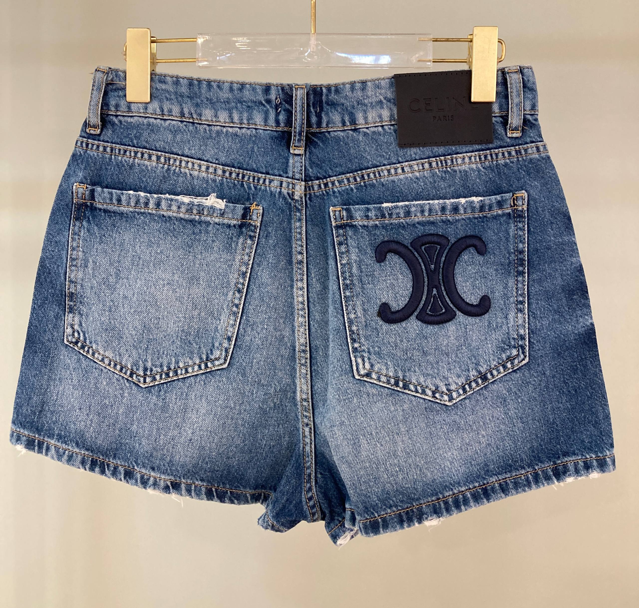 Celine Denim Shorts