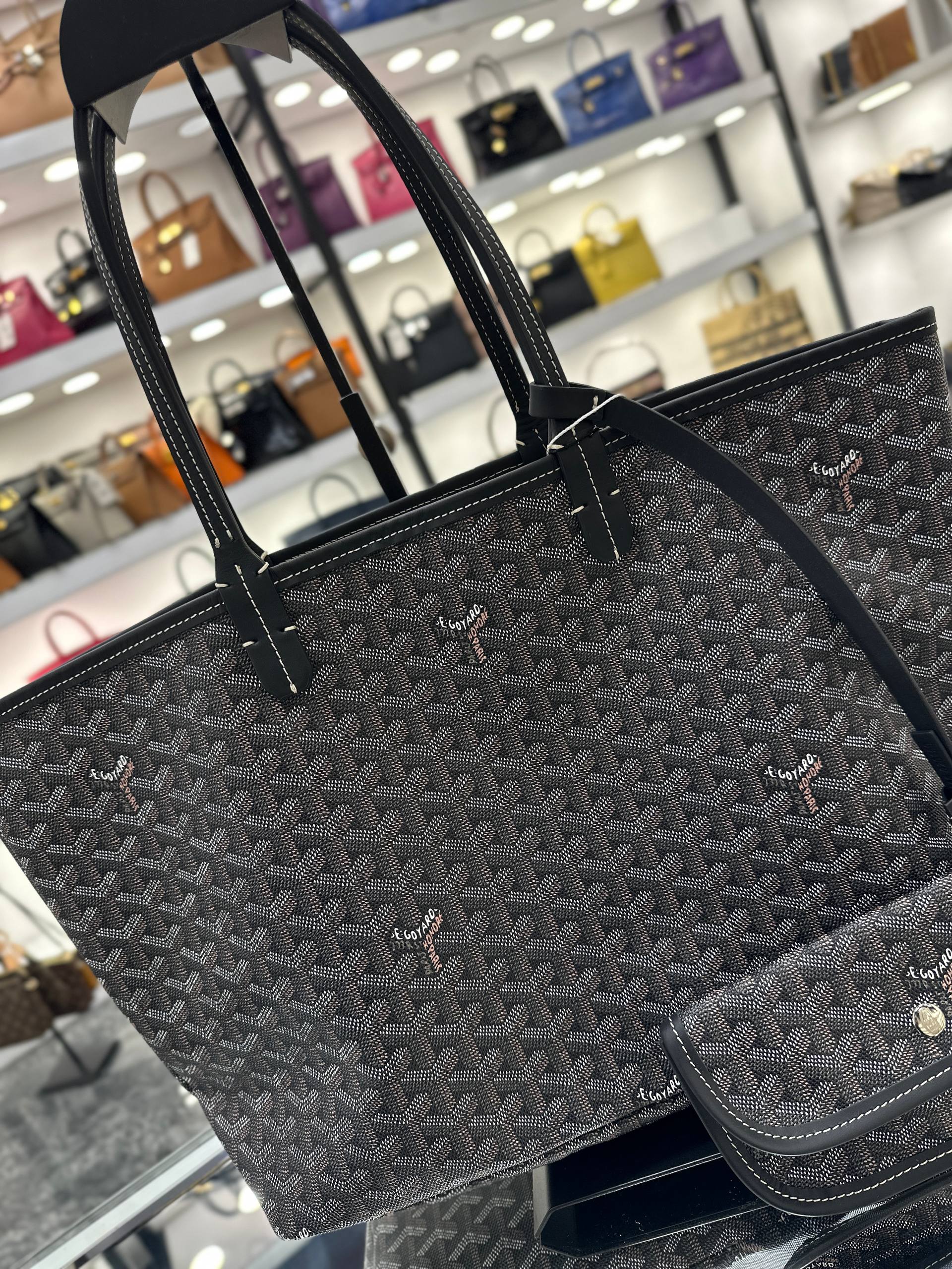 Goyard Saint Louis Tote Bag Black