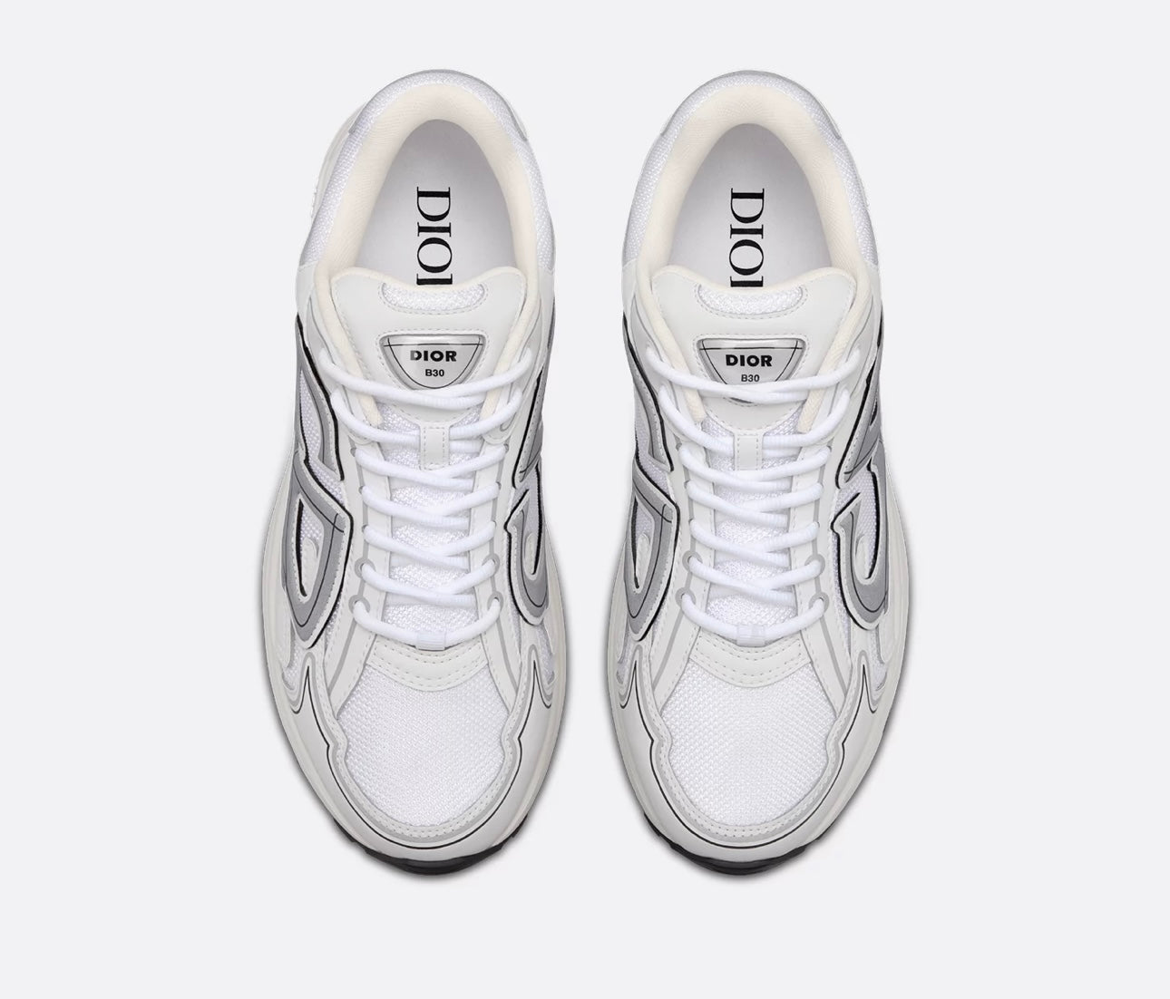 Dior B30 Sneakers White Grey