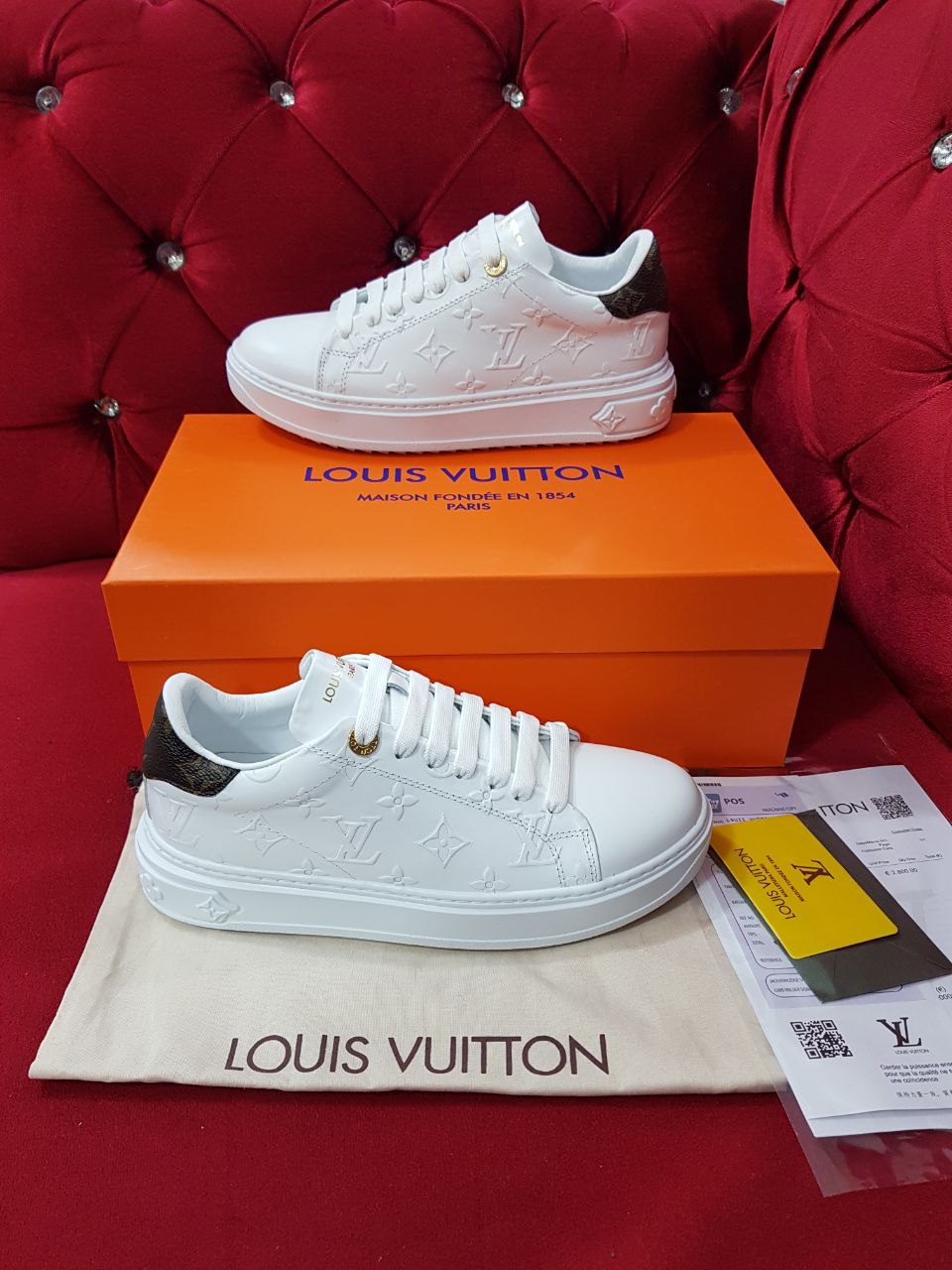 Louis Vuitton Luxembourg Sneaker White Monogram