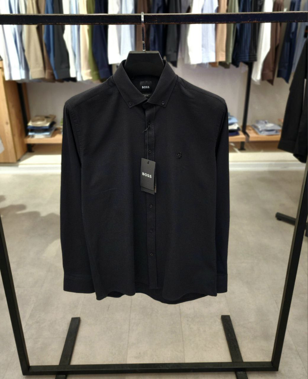 BOSS Slim Fit Black Shirt