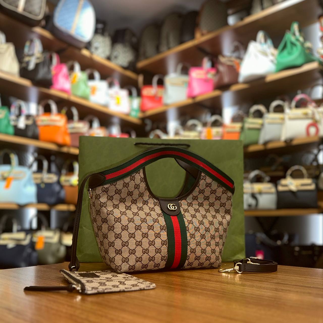 Gucci Giglio Small Brown