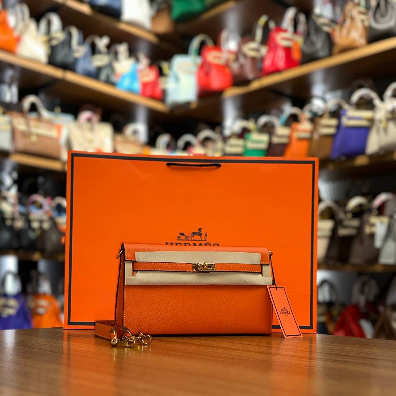 Hermes Kelly Orange