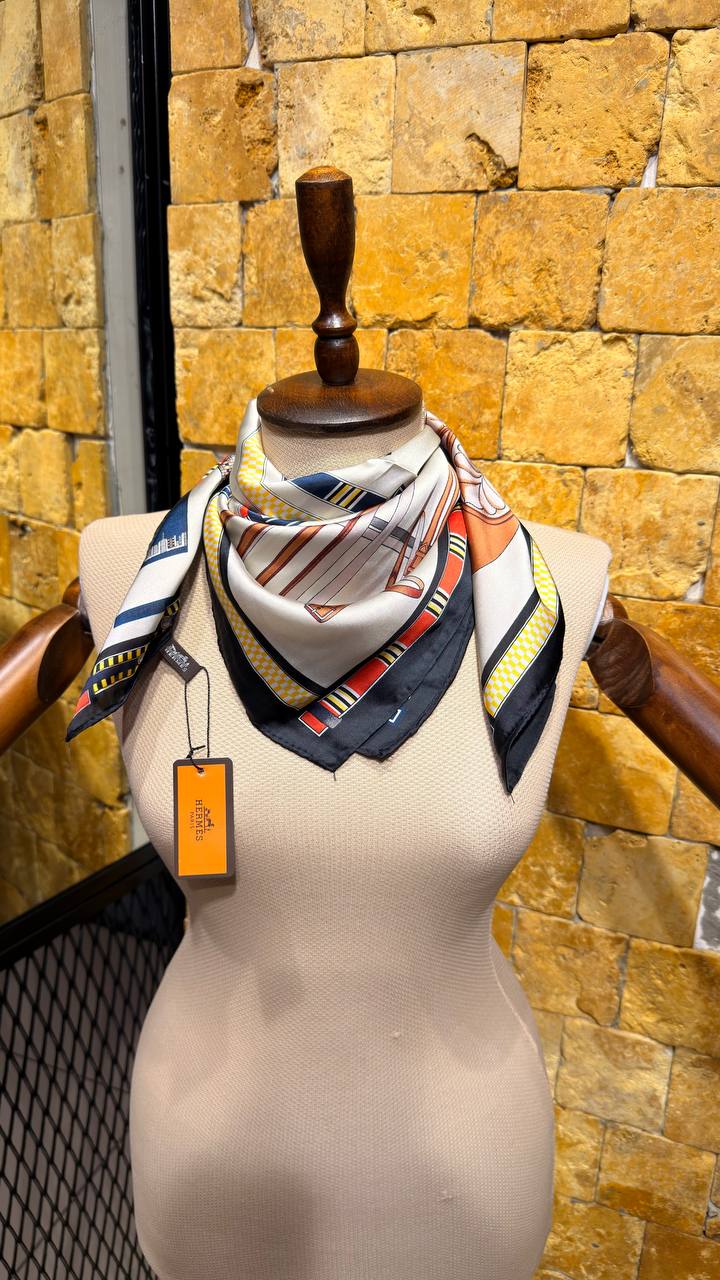 Hermès Cavalcades Silk Scarf