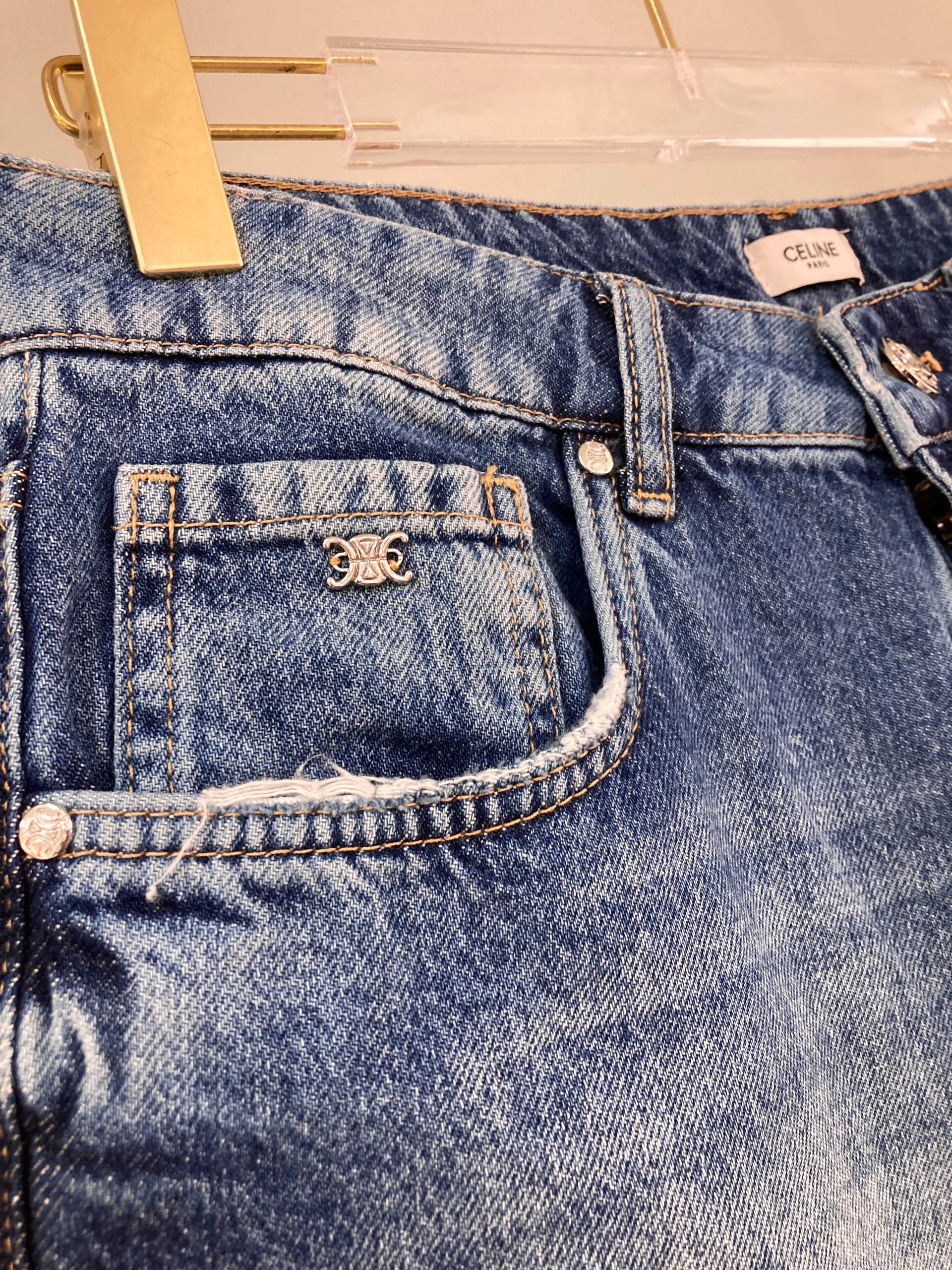 Celine Denim Shorts