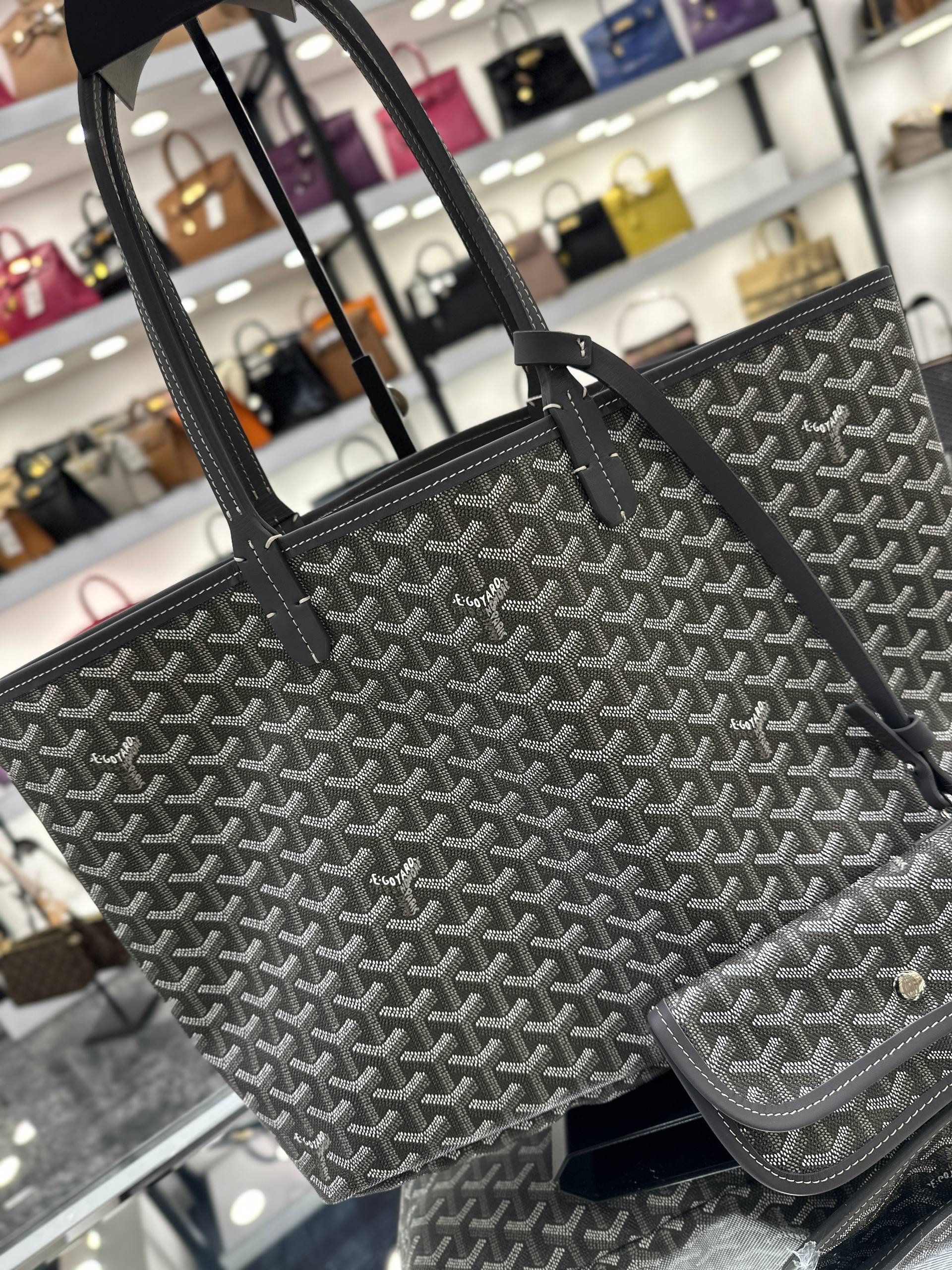 Goyard Saint Louis Tote Bag Grey